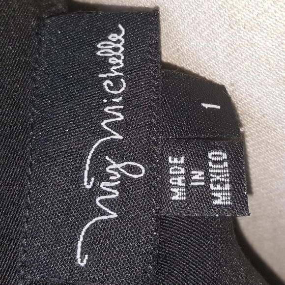 Sz 1 circle skirt with bow trim  black on black - Picture 2 of 6